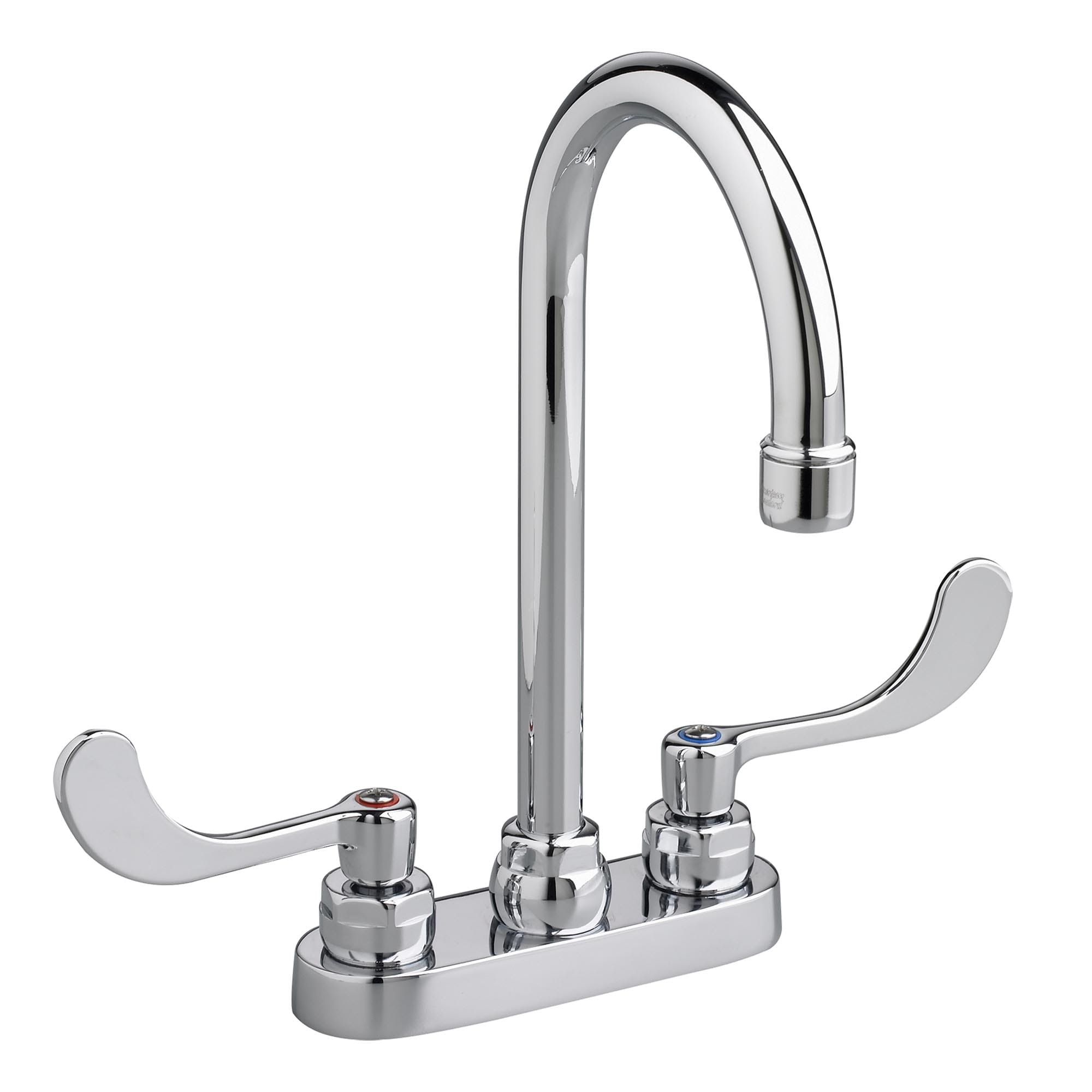 Monterrey® 4-Inch Centerset Gooseneck Faucet With Lever Handles 1.5 gpm/5.7 Lpm With Grid Drain
